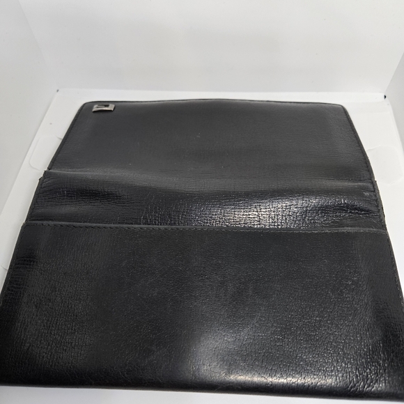Gucci G Leather long Bifold wallet Black - Picture 7 of 9
